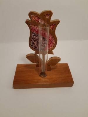 Soliflore Rose bois quilling