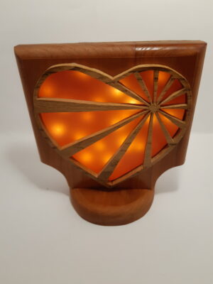 Lampe coeur soleil