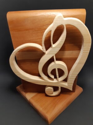 Lampe coeur musique