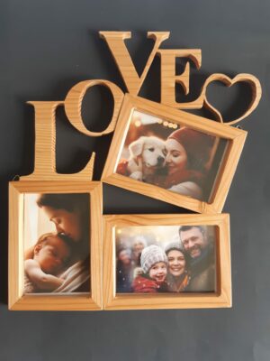 Cadre Love Coeur 3 photos