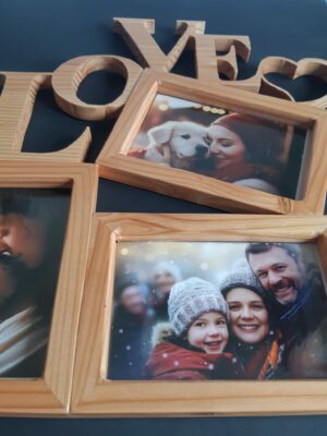 Cadre Love Coeur 3 photos