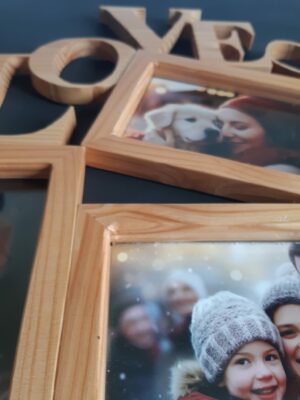 Cadre Love Coeur 3 photos