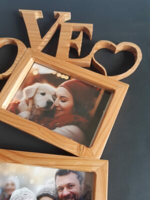 Cadre Love Coeur 3 photos
