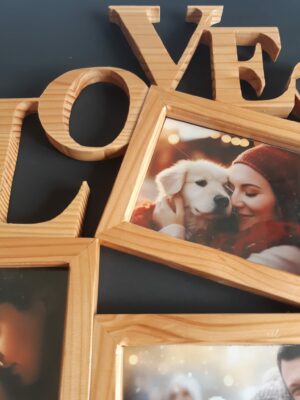 Cadre Love Coeur 3 photos