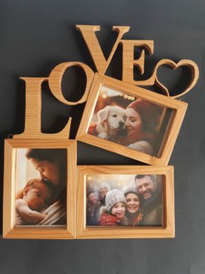 Cadre Love Coeur 3 photos