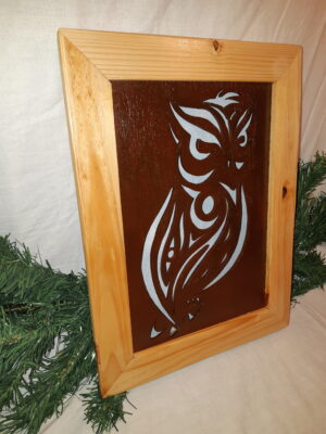 Cadre lumineux Hibou