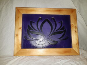 Cadre lumineux Lotus
