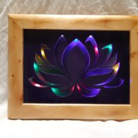 Cadre lumineux Lotus