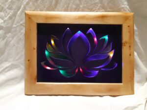 Cadre lumineux Lotus