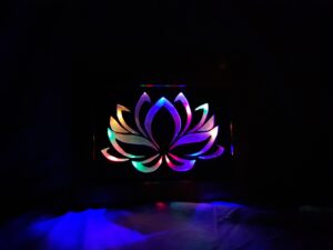 Cadre lumineux Lotus