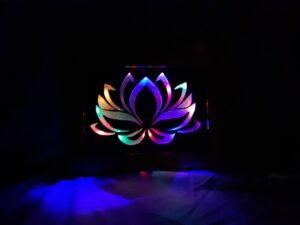 Cadre lumineux Lotus