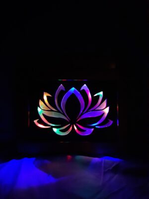 Cadre lumineux Lotus