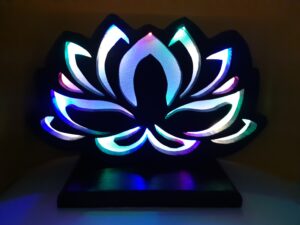 Lampe ambiance lotus