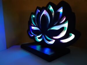 Lampe ambiance lotus