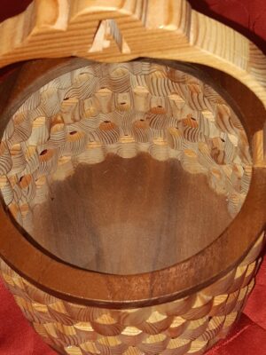 Panier rond avec anse