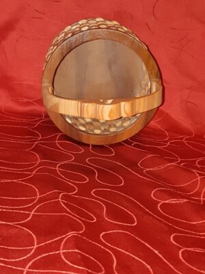 Panier rond avec anse