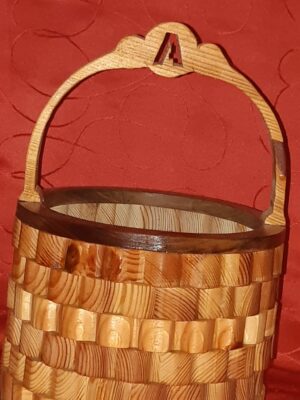 Panier rond avec anse