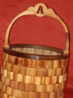 Panier rond avec anse