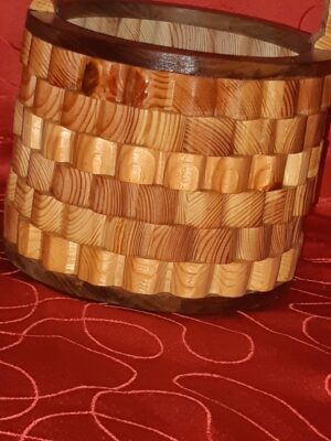 Panier rond avec anse