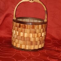 Panier rond avec anse