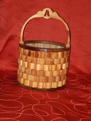 Panier rond avec anse