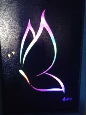 Cadre lumineux Papillon