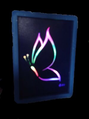 Cadre lumineux Papillon