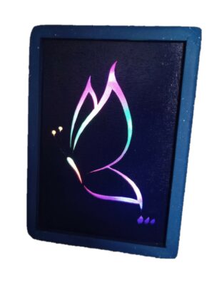 Cadre lumineux Papillon