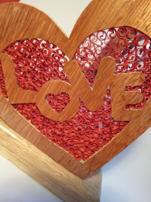Soliflore cœur Love