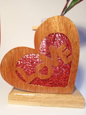 Soliflore cœur Love