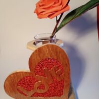 Soliflore cœur Love