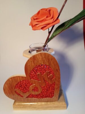 Soliflore cœur Love
