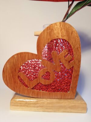 Soliflore cœur Love