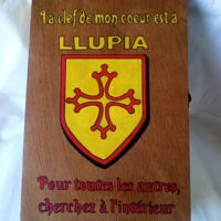 Boîte à clé avec blason