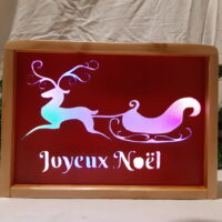 Cadre lumineux Joyeux Noël