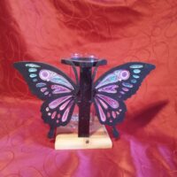 Soliflore papillon noir