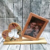cadre-photo-et-coeur-bois-quilling